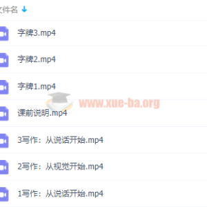 《写作文，从玩开始》视频课程mp4全6集下载