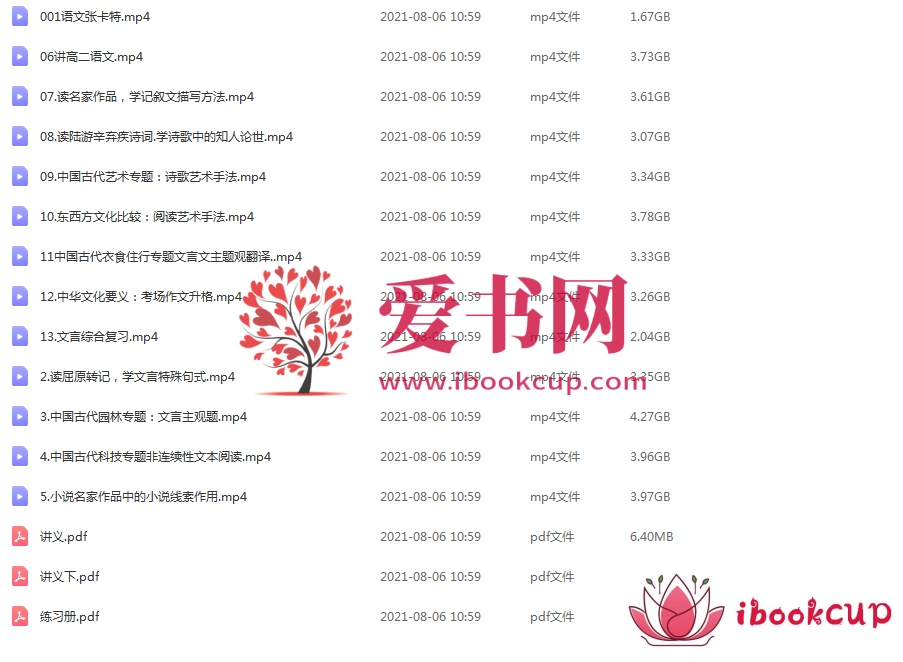 张卡特 2021春 高二语文春季系统直播班（更新中）插图爱书网–中小学课件学习