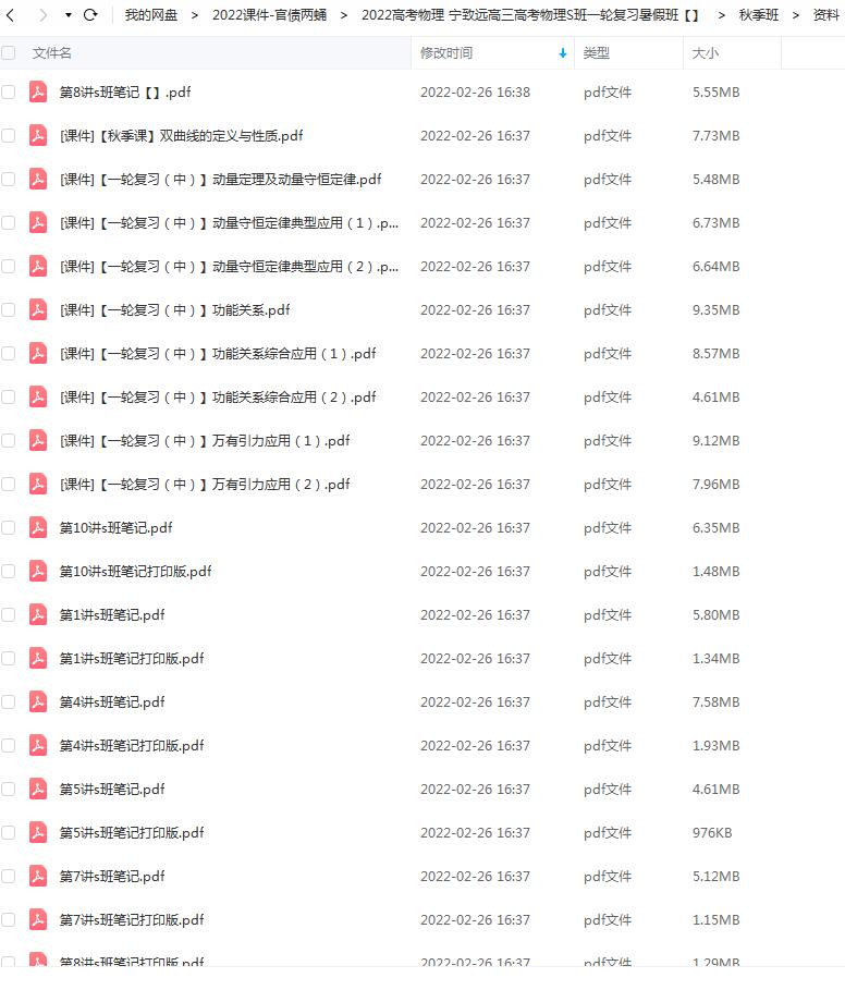 高中物理 宁致远2022届高考物理S班一轮复习联报 秋季班17讲完结插图爱书网–中小学课件学习