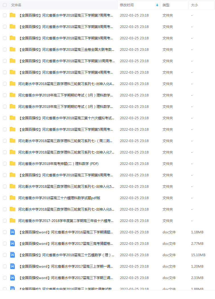 2022高考数学236份衡水内部资料 模拟密卷+学霸笔记插图2爱书网–中小学课件学习