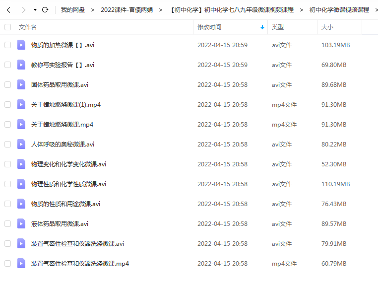 初中化学 七八九年级微课视频课程插图1爱书网–中小学课件学习