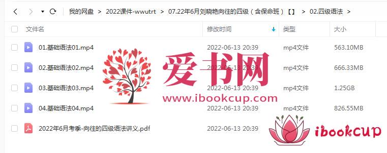 2022年6月刘晓艳向往的四级（含保命班）插图2爱书网–中小学课件学习