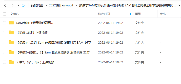 SAM老师发音课+动词语法 SAM老师全网最全版本超级自然拼读插图爱书网–中小学课件学习