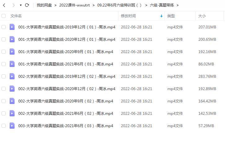 2022年6月大学英语六级CET6特训班插图2爱书网–中小学课件学习