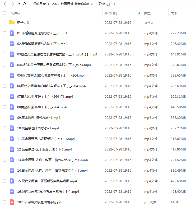 2023陈焕文 高考语文 一阶段 更新16讲插图爱书网–中小学课件学习