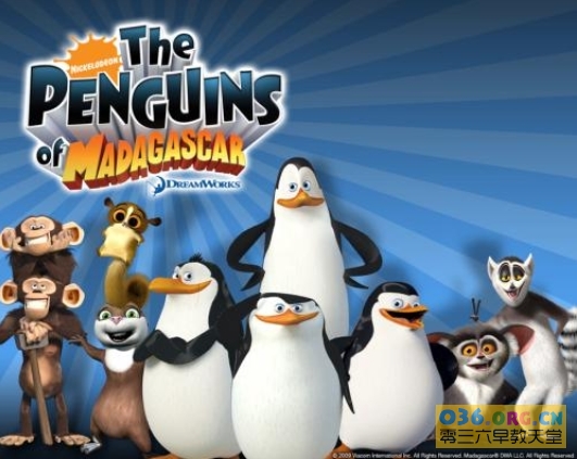 儿童搞笑益智动画片《马达加斯加的企鹅》第1季 中文版 全26集 MP4格式/720P超清百度云网盘下载