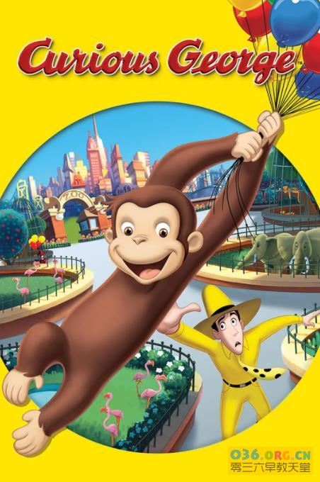 PBS出品英文原版动画片《好奇的乔治》又名好奇猴乔治 英文版 第1-2季共50集 /MKV/1080P超清百度云网盘下载