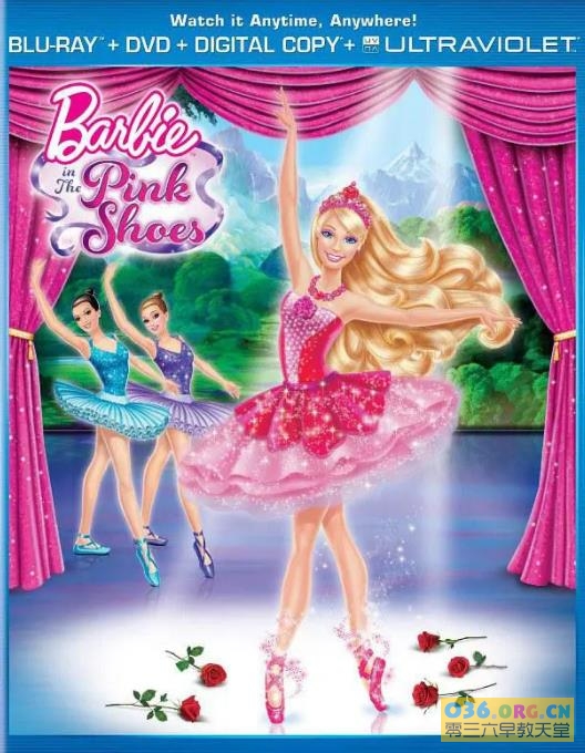 【芭比娃娃大电影】2013 芭比之粉红舞鞋 Barbie in the Pink Shoes 中文发音.MP4格式.720P超清 百度网盘下载