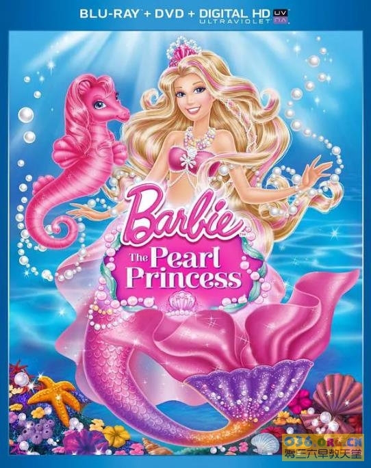 【芭比娃娃大电影】2014 芭比之珍珠公主 Barbie: The Pearl Princess 中文发音.MP4格式.720P超清 百度网盘下载