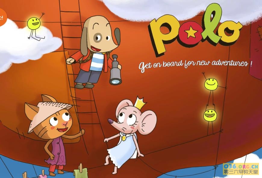 法国亲子益智动画片《小狗保罗 Polo》（2-5岁）第1季 全52集 无对白 mp4/720p高清 百度网盘下载