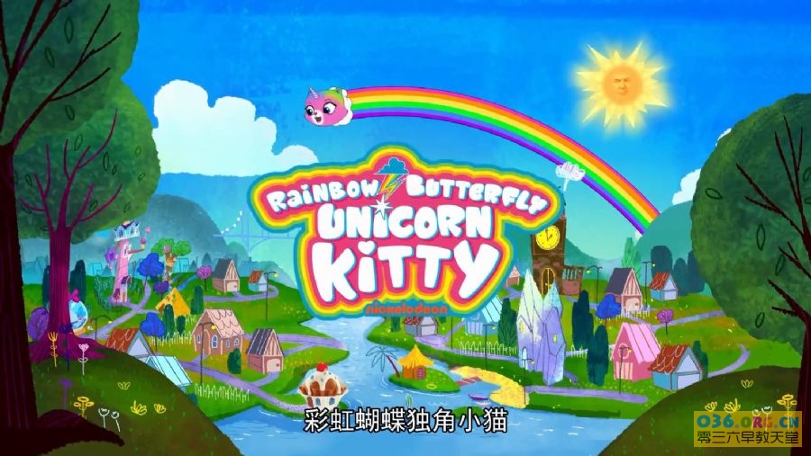 尼克国际儿童频道《彩虹蝴蝶独角小猫》Rainbow Butterfly Unicorn Kitty 中文版 第1季 全52集 MP4/1080P超清 百度网盘下载