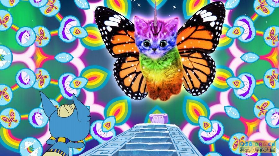 尼克国际儿童频道《彩虹蝴蝶独角小猫》Rainbow Butterfly Unicorn Kitty 英文版 第1季 全52集 mkv/1080P超清 百度网盘下载插图4爱书网–中小学课件学习