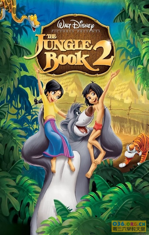 迪士尼动画片《森林王子2》The.Jungle.Book2-2003 又名：小泰山2/动物嘉年华 蓝光国粤英3语双字 mp4/1080P超清 百度网盘下载