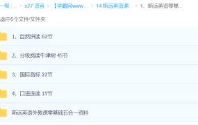 斯远英语课程合集 百度网盘插图2爱书网–中小学课件学习