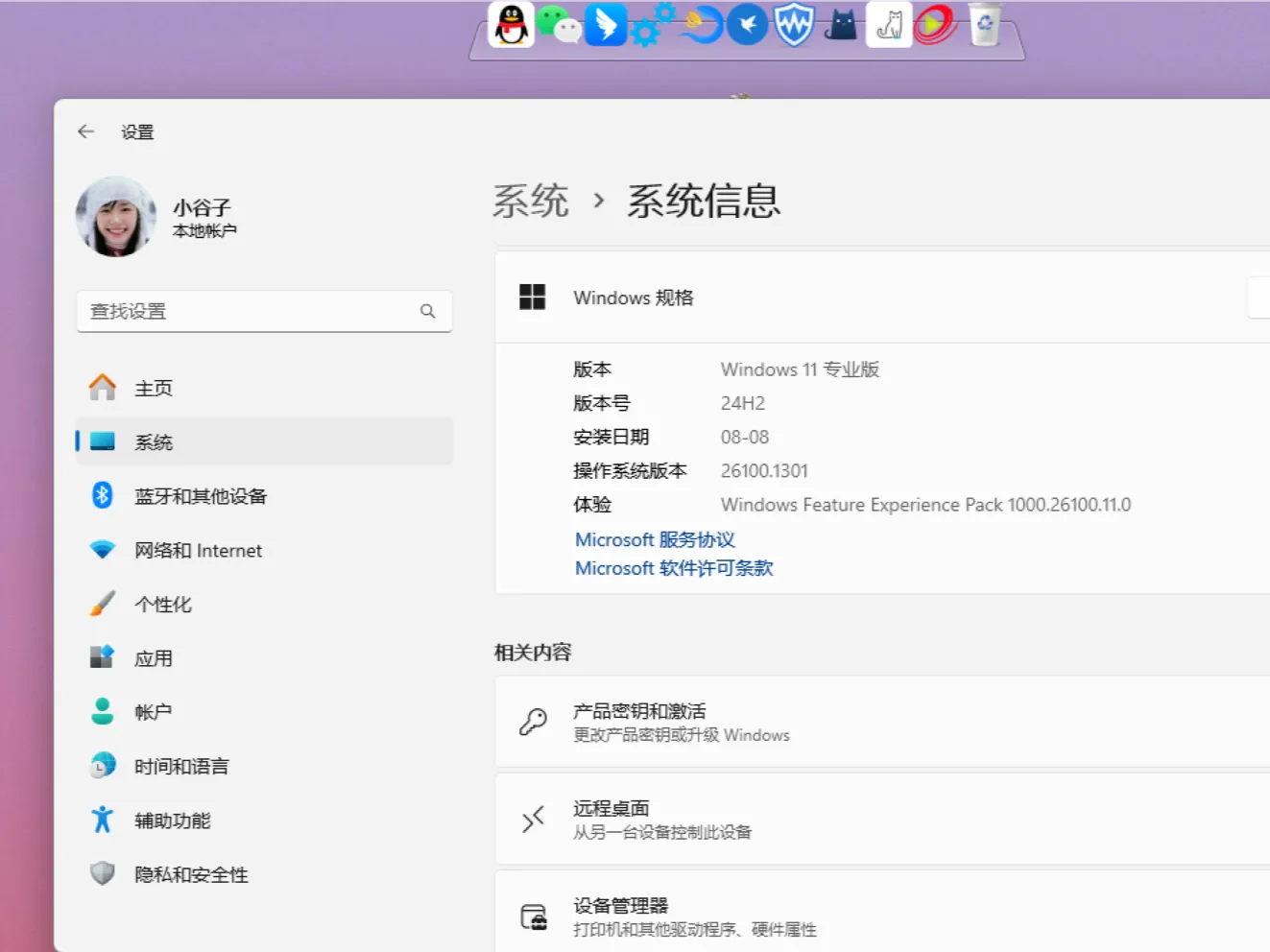 【hnw520】Windows11 24H2 26100.1301 精简版